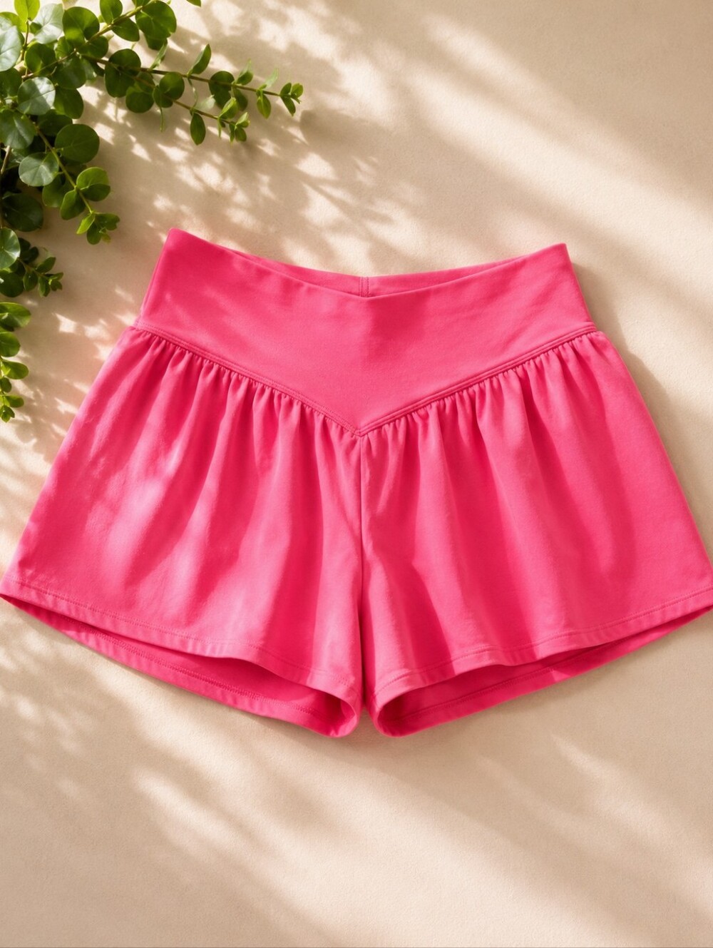 AERIE:: Offline Pink Athletic Flowy Shorts